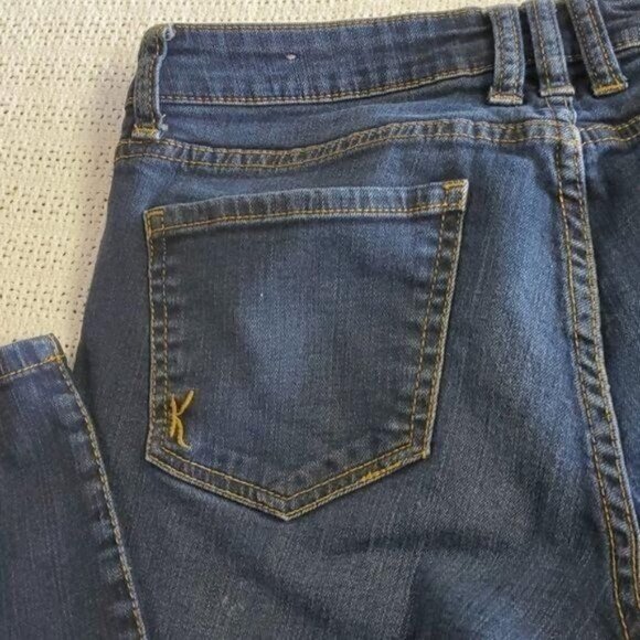 Kut from the Kloth VIV Toothpick Skinny Sz 4 Blue Jeans with Pockets - Picture 8 of 11